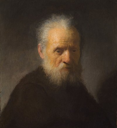 Vieil homme avec une barbe - Rembrandt van Rijn